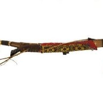 Head Hunters' knife in sheath